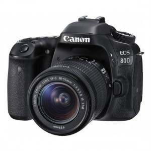 Canon Digital EOS 80D w/ lens 18-55mm IS STM